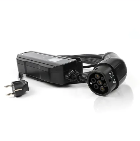 PREMIUM INSTELBARE MOBIELE LADER/LAADKABEL STOPCONTACT TYPE 2 1FASE 6A16A 1,3KW3,6KW VOOR MASERATI GRANCABRIO FOLGORE